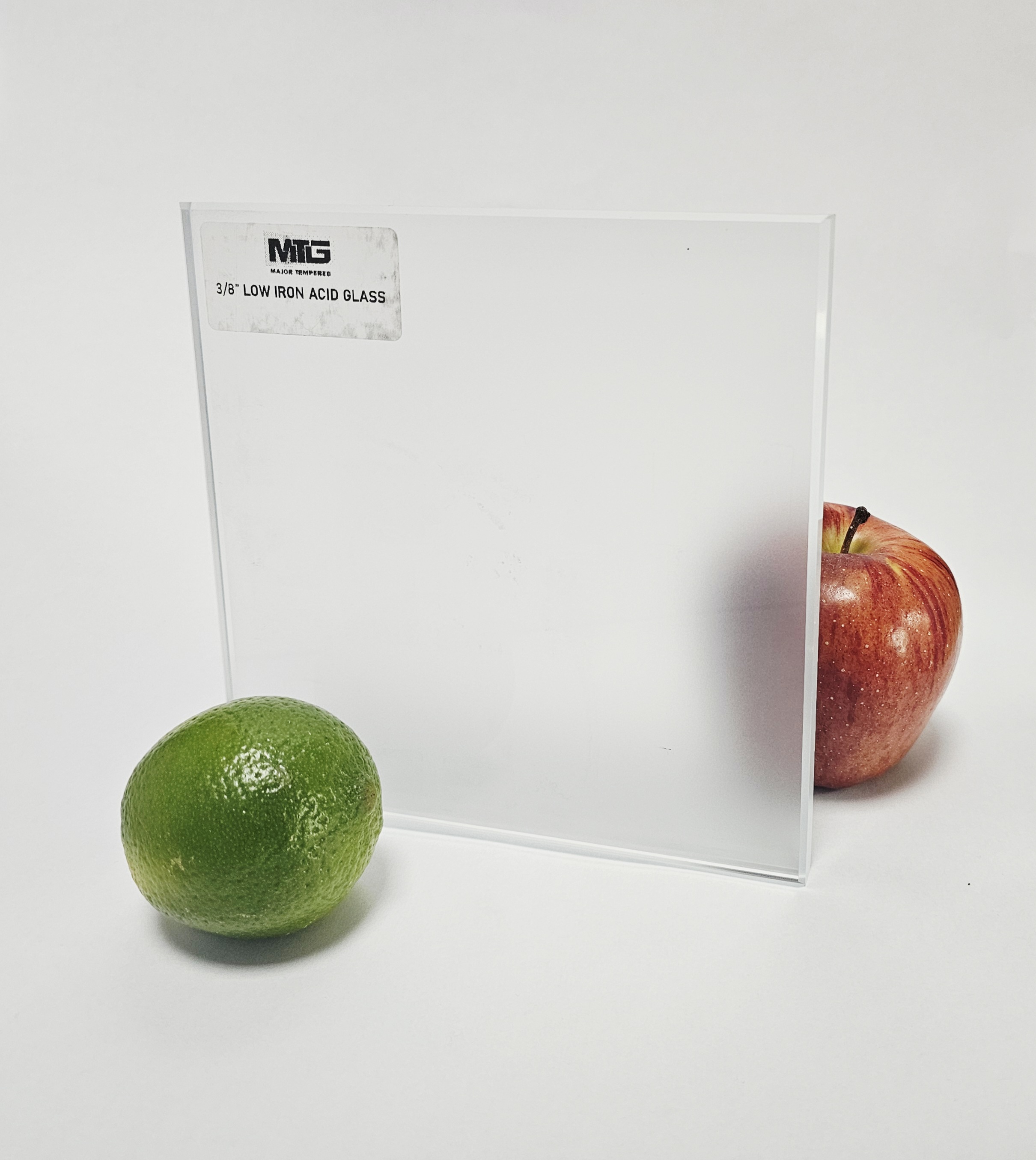 Low Iron Acid Glass