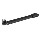 C2863, FRAMELESS SHOWER DOOR, SQUARE FIXED PANEL WALL TO GLASS SUPPORT BAR — C2863A