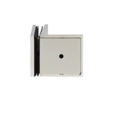 CSB90W, 90° Glass-to-Wall, Fixed Panel Square Clamp with Large Leg, WITH COVER — CSB90WPN