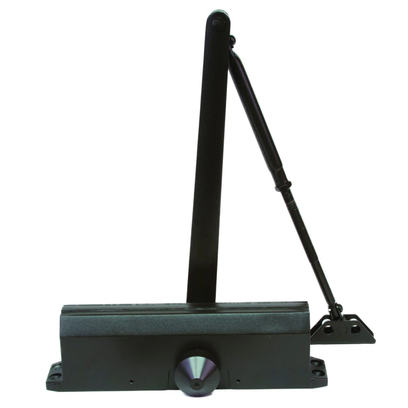 615-RWPA, PHOENIX GRADE 1 POWER ADJUSTABLE CLOSER W/ BACKCHECK & FULL COVER, — 615-RWPA-BLK — BLACK