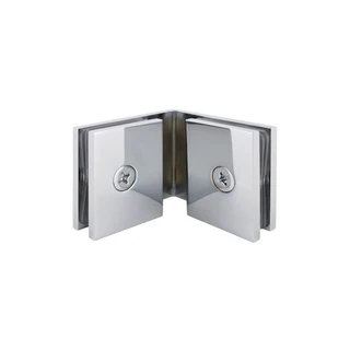 CSGC90, 90 Degree Glass to Glass Clamp for Frameless Shower Door — CSGC90