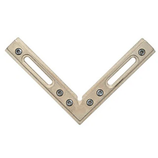 BHC90,CRL 90º Brass Fixed Corner for the Deluxe Header Kit — BHC90