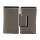 V1E180BBRZ,CRL Brushed Bronze Vienna 180 Series Glass-to-Glass Hinge