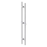 CLLPA48, 48" Locking Ladder Pull, 316 Stainless Steel Tube in 1/16" Thickness — CLLPA72 — Polished Stainless Steel — 72"