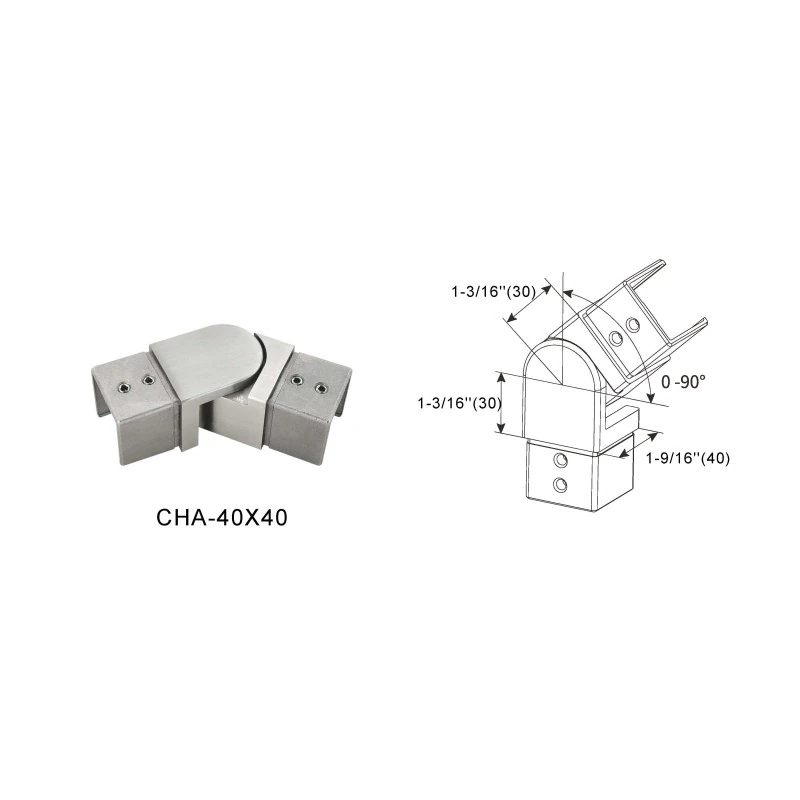 CHA-40X40 — CHA-40X40-PSS — Polished Stainless Steel