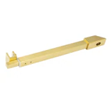 C2863, FRAMELESS SHOWER DOOR, SQUARE FIXED PANEL WALL TO GLASS SUPPORT BAR — C2863A