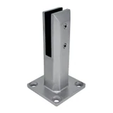 CSDMS188S, Square Spigot for Stair, Size: 2" x 7-7/16" Height ,Duplex 2205 — CSDMS188SL — Brushed Stainless Steel — Left Side