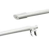 C2703, FRAMELESS SHOWER DOOR, ROUND FIXED PANEL WALL TO GLASS SUPPORT BAR — C2703A