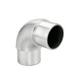 CE90-424, 90-degree elbow connector for Ø 1 3/4" OD Handrail Tube — CE90-424 — Polished Stainless Steel