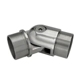 CSE-424, Ajustable connector for Ø 1 3/4" OD Handrail Tube — CSE-424 — Brushed Stainless Steel