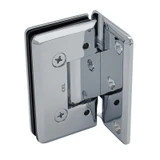 CC0L344, Adjustable, Wall Mount Offset Back Plate Shower Door Hinge — CC0L344