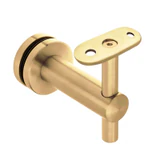 CHBF736, Glass Mount Handrail Bracket for Square Tube — CHBF736 — Satin Brass