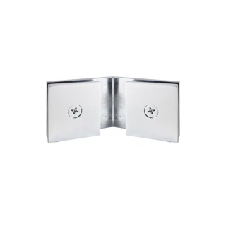 CSGC135, 135° Degree Fixed Panel, Square, Glass to Glass Clamp — CSGC135