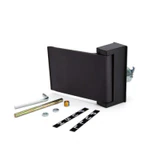 FL2164, FHC Push-Pull Deadlatch Paddle Handle - Push To Right — FL2164 — Dark Bronze — Push