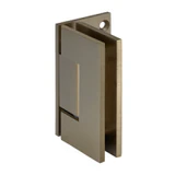GEN044BBRZ,CRL Brushed Bronze Geneva 044 Series Wall Mount Offset Back Plate Hinge — GEN044BBRZ
