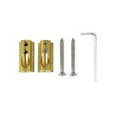 WMB1, FHC Brass Wall Mounted Bracket Set For Shower Door Header Kits, Compare to BWB2