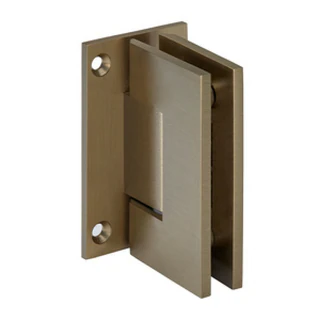 GEN037BBRZ,CRL Brushed Bronze Geneva 037 Series Wall Mount Full Back Plate Standard Hinge — GEN037BBRZ