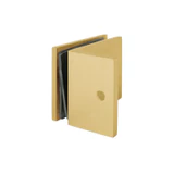 CSGC037, Fixed Panel Square Clamp With Leg for Frameless Shower Door — CSGC037