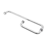 CBM8X18, Tubular 8" Pull Handle with 18" Towel Bar, Pull handle Towel Bar Combination Sets — CBM8X18