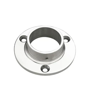 CFL-424, Round Flange Stainless Steel 316 for Ø 1 3/4" Diameter Round Handrail Tube — CFL-424 — Polished Stainless Steel