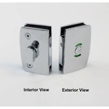 C700C, Glass Swinging Door Lock with Indicator for 3/8" & 1/2" Glass — C700C