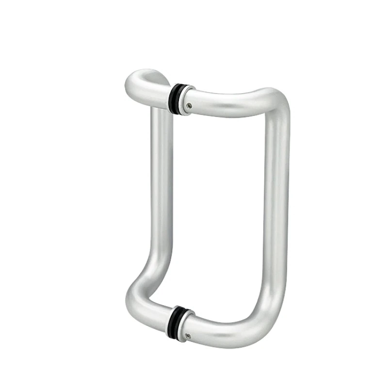 CM2174, Solid Aluminum OFFSET Back to Back Pull Handles. — CM2174-10X10 — 10" — Clear Anodized