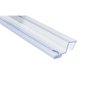 CP090SJ, 'U' Seal with Leg and Insert at 90 Degrees for 3/8" Glass — CP090SJ