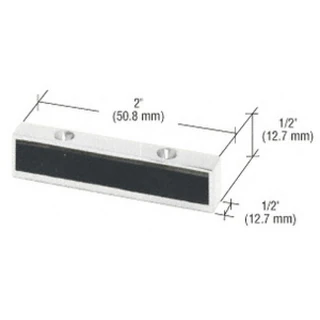 1NT307, CRL Aluminum Header Mounted Single Door Stop — 1NT307A