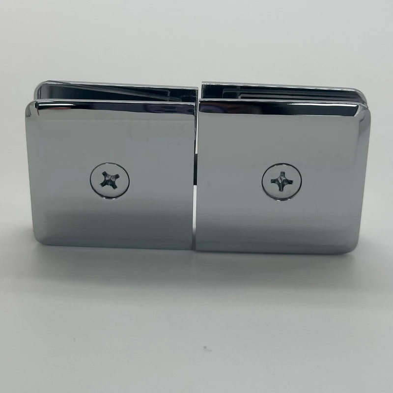 CBGC188 Beveled 180º Glass to Glass Movable Transom Shower Door Clamp — CBGC188