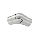 CVE-D424, Flexible swivel vertical elbow for Ø1 5/8" slotted tube — CVE-D424 — Polished Stainless Steel