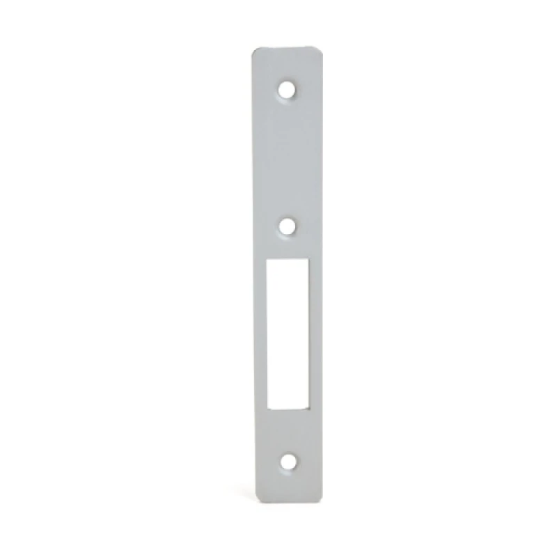 FL2134, FHC Left Hand Beveled Faceplate For FL2130 Series Hook Throw Deadlocks — FL2134 — Aluminum