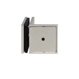CSB90W, 90° Glass-to-Wall, Fixed Panel Square Clamp with Large Leg, WITH COVER — CSB90WBN