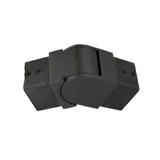 CVE-40X40, Flexible swivel vertical elbow for 1 1/2" x 1 1/2' slotted tube — CVE-40X40 — Matte Black