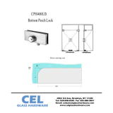 CPH400LD 2-5/8"x 6-1/8 Deadthrow Corner Lock