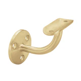 CHBR309, Stainless Steel Wall Mount Handrail Bracket For Round Tube — CHBR309 — Satin Brass