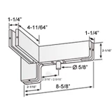 CPH41LH Sidelite Transom Pa — CPH41LH — Aluminum