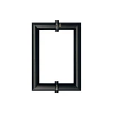 CMT, Round Tubing Mitered Corner Back to Back Pull Handle — CMT6X6