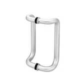 CM2174, Solid Aluminum OFFSET Back to Back Pull Handles. — CM2174-10X10 — 10" — Clear Anodized
