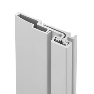 295AL, Half Surface Continuous Geared Hinge Standard Duty, 95" Clear Anodized — 295AL