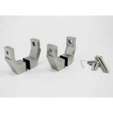 CSQOF, Offset Mount Mid-Post for Square Ladder Pulls (1 Set) — CSQOF-SSS — Brushed Stainless Steel