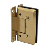 CC0L337, Adjustable Wall Mount 'H' Back Plate Hinge for Frameless Shower Door — CC0L337