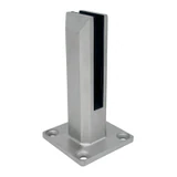CSDMS188S, Square Spigot for Stair, Size: 2" x 7-7/16" Height ,Duplex 2205 — CSDMS188SL — Brushed Stainless Steel — Left Side