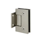 CGEN574, 5 Degree Pre-Set, Wall Mount Short Back Plate Hinge for Frameless Shower Door — CGEN574