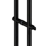 CLLP, Locking Ladder Pull, 304 tube in 1/16" thickness — CLLP84 — Matte Black — 84"