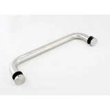 CM16512-SSS, Singled Side, Ø 1"X 12"(CTC), Brushed Stainless Steel Straight Pull Handles.