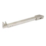 C2863, FRAMELESS SHOWER DOOR, SQUARE FIXED PANEL WALL TO GLASS SUPPORT BAR — C2863A