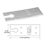 CRL Cover Plates for 8500 Series Floor Mounted Closer — CRL85CP — Brushed Stainless Steel