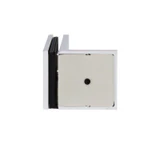 CSB90W, 90° Glass-to-Wall, Fixed Panel Square Clamp with Large Leg, WITH COVER — CSB90WCH