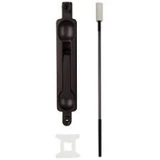 FB1, Flush Bolt 11″ Rod w/ Guides — FB1-DU — Dark Bronze