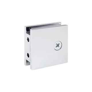 CSGCU1, Square, Fixed Panel Clamp for Shower Door — CSGCU1